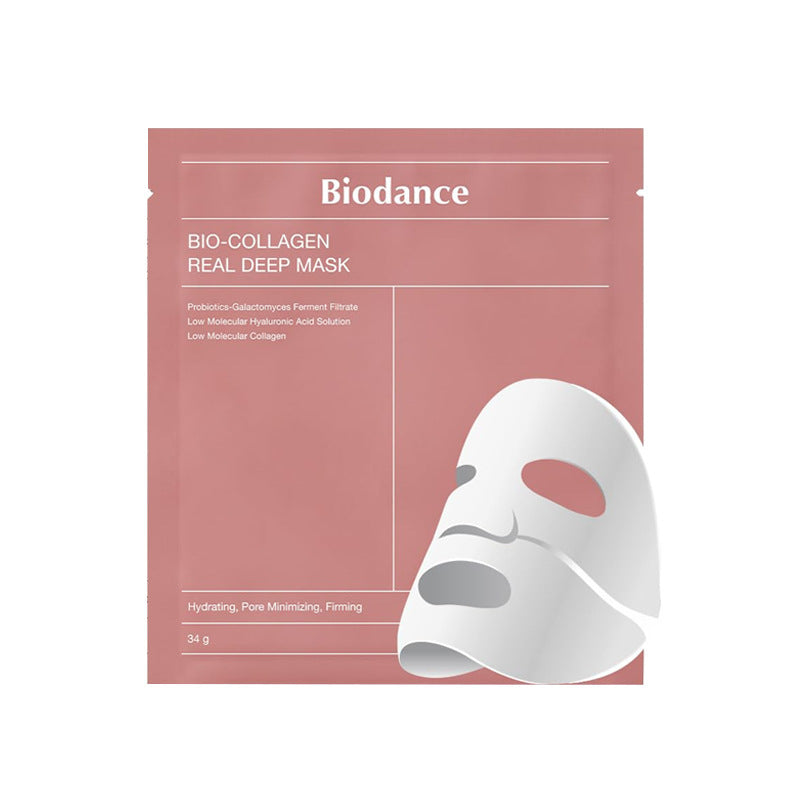 BIODANCE Bio-Collagen Real Deep Mask, Hydrating Overnight Hydrogel Mask, Pore Minimizing, Elasticity, Plumping Improvement, Korean Skincare, Stocking Stuffers for Teen Girls | 1.19oz(34g) x 4ea - SKIN TRUST