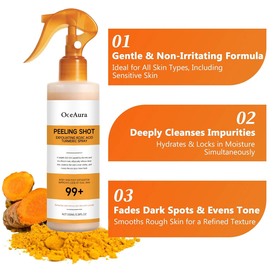 Kojic Turmeric Exfoliating Body Spray - SKIN TRUST