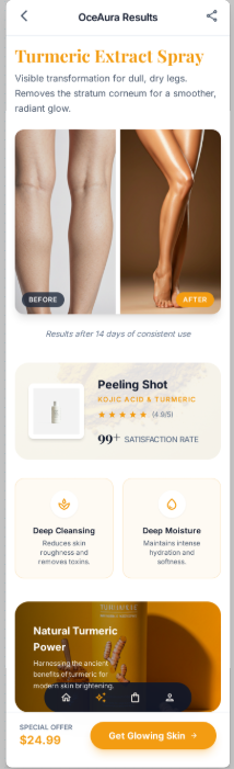 Kojic Turmeric Exfoliating Body Spray - SKIN TRUST