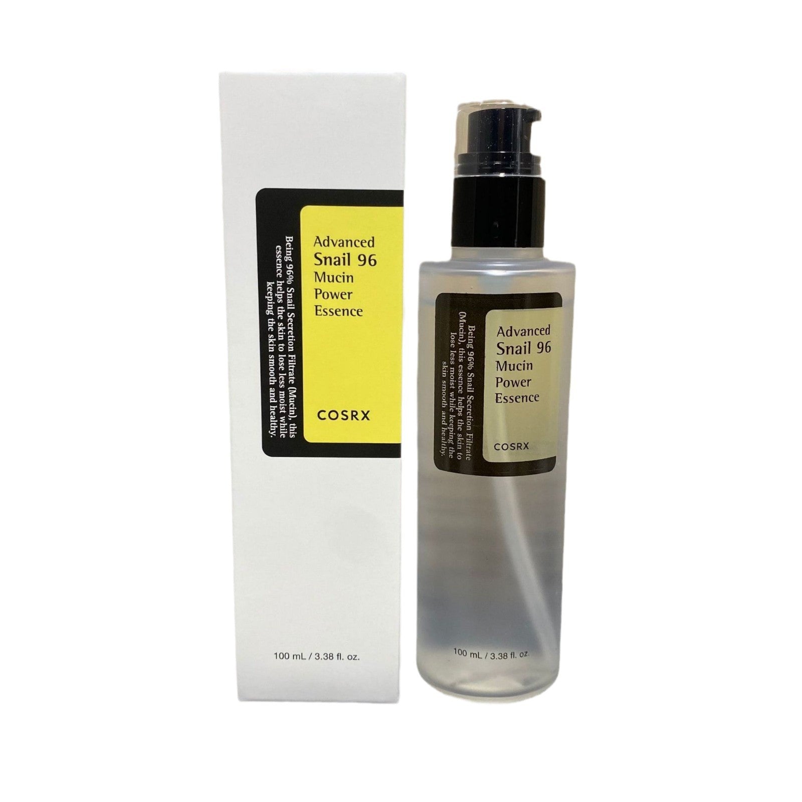 COSRX Snail Mucin 96% Power Repairing Essence 100ml, Hydrating Serum for Face with Snail Secretion Filtrate for Dull Skin & Fine Lines, Korean Skincare - SKIN TRUST