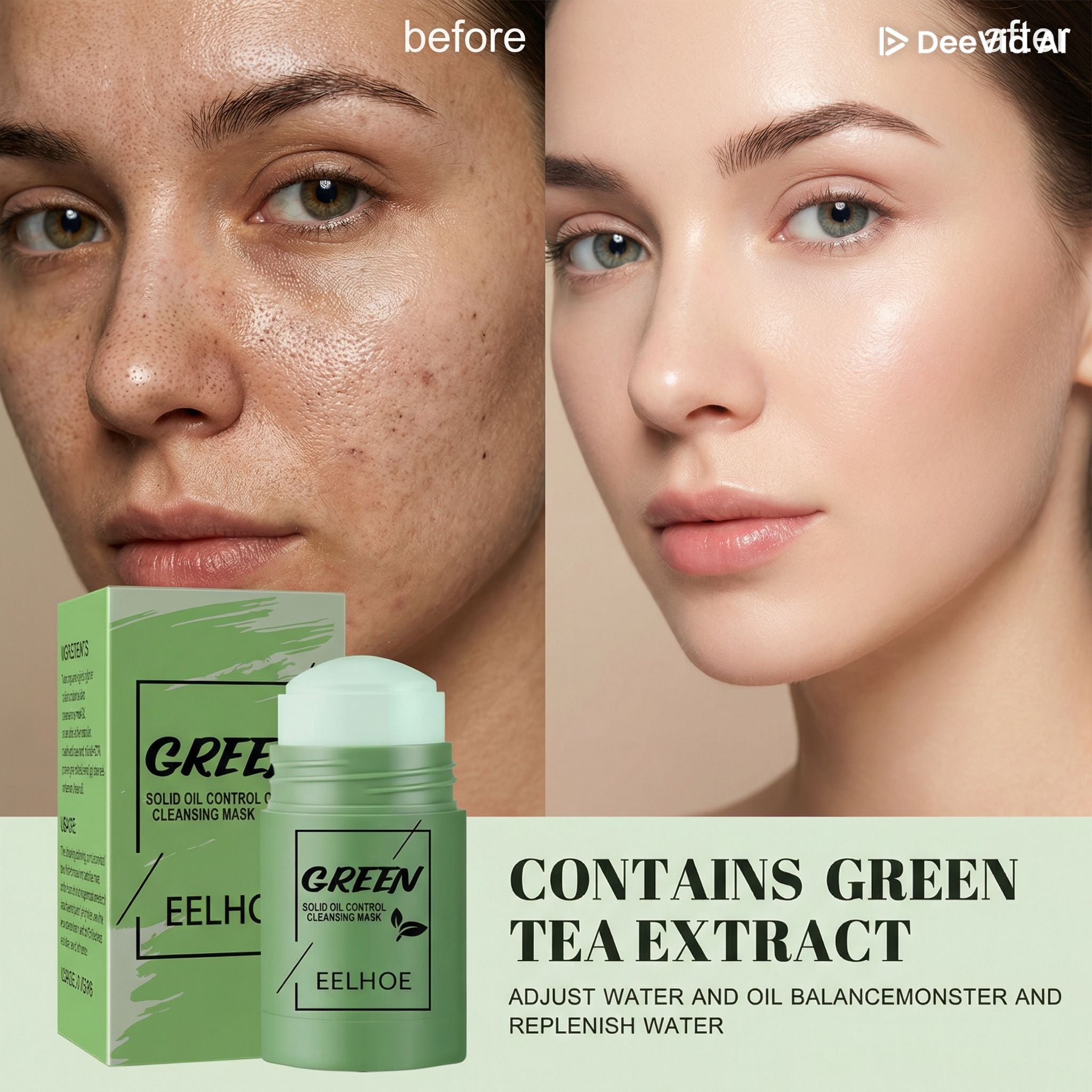 Green Tea Deep Cleansing Mask - SKIN TRUST